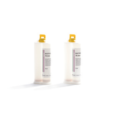 ANAXDENT - MATRIX FLOW - Silicone transparent fluide (2x 50ml) 70 shore